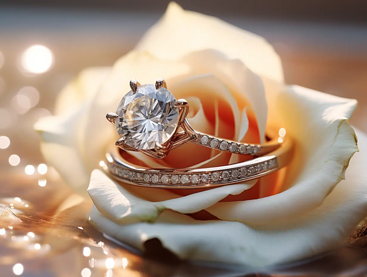Alliance en diamant : symbole d’amour éternel et designs qui traversent le temps